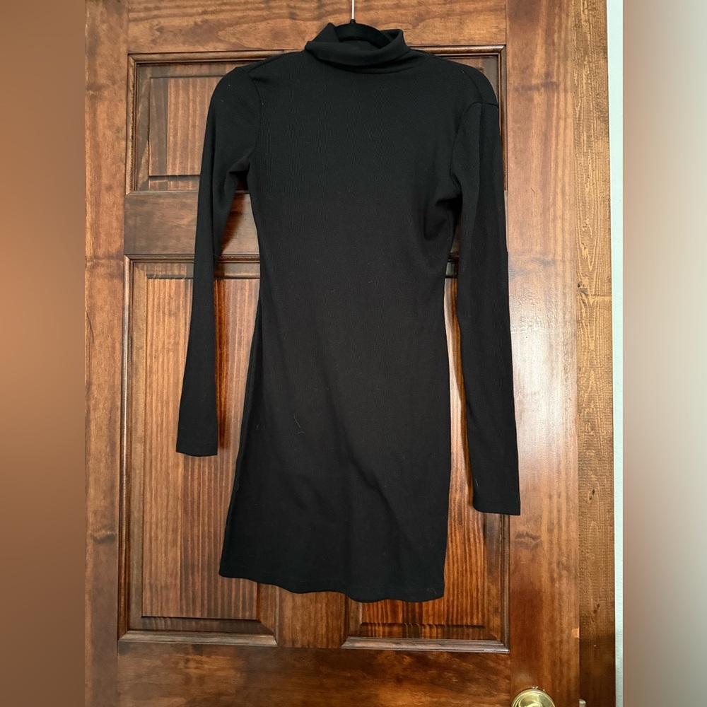 Lulu's Black Long Sleeve Dress